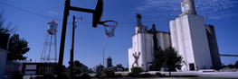 Basket Ball Hoops and Silos Churdan